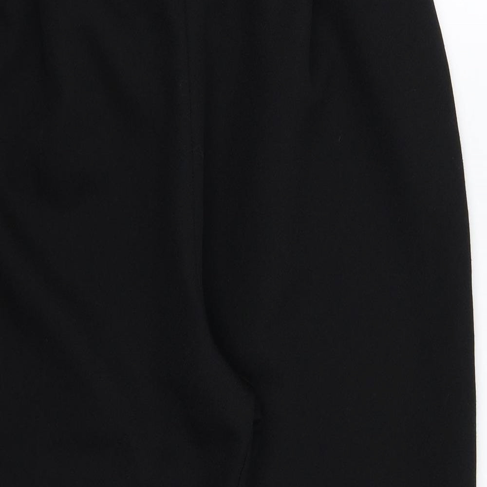Berkertex Womens Black   Cropped Trousers Size 18 L24 in