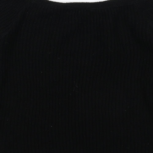 Select Womens Black  Knit Pullover Jumper Size 10