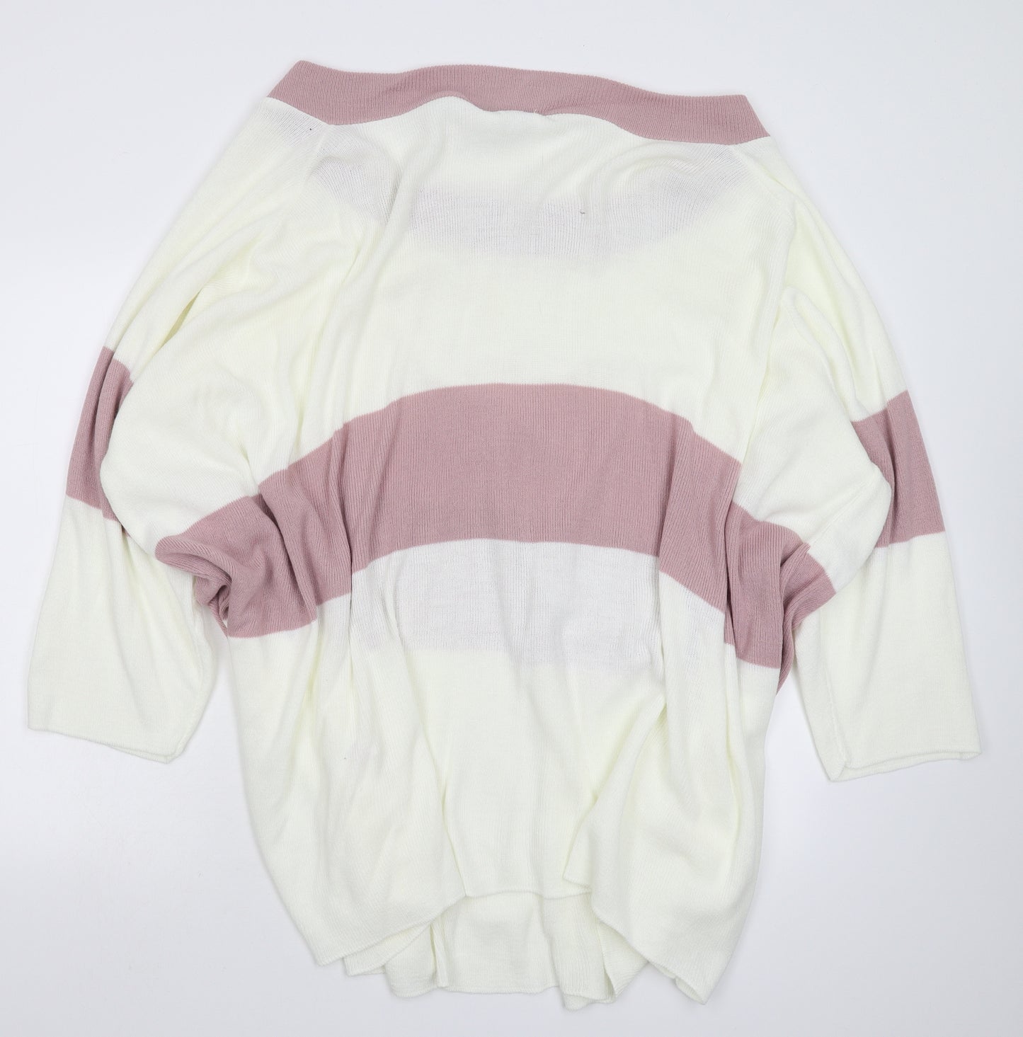 In the Style Womens White  Knit Pullover Jumper Size 24  - Oversized