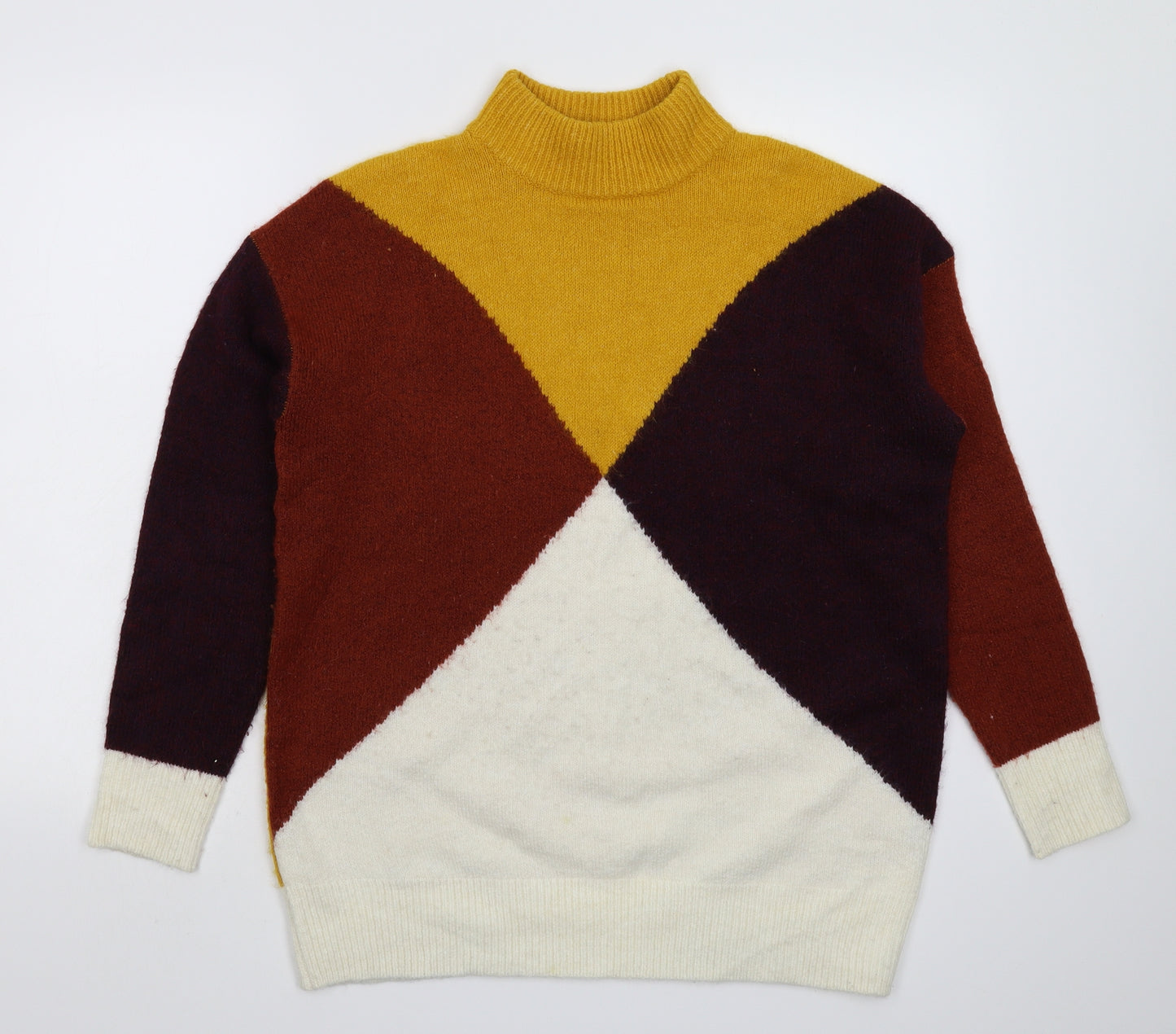 TU Womens Multicoloured  Knit Pullover Jumper Size 12