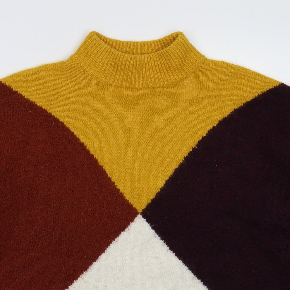 TU Womens Multicoloured  Knit Pullover Jumper Size 12