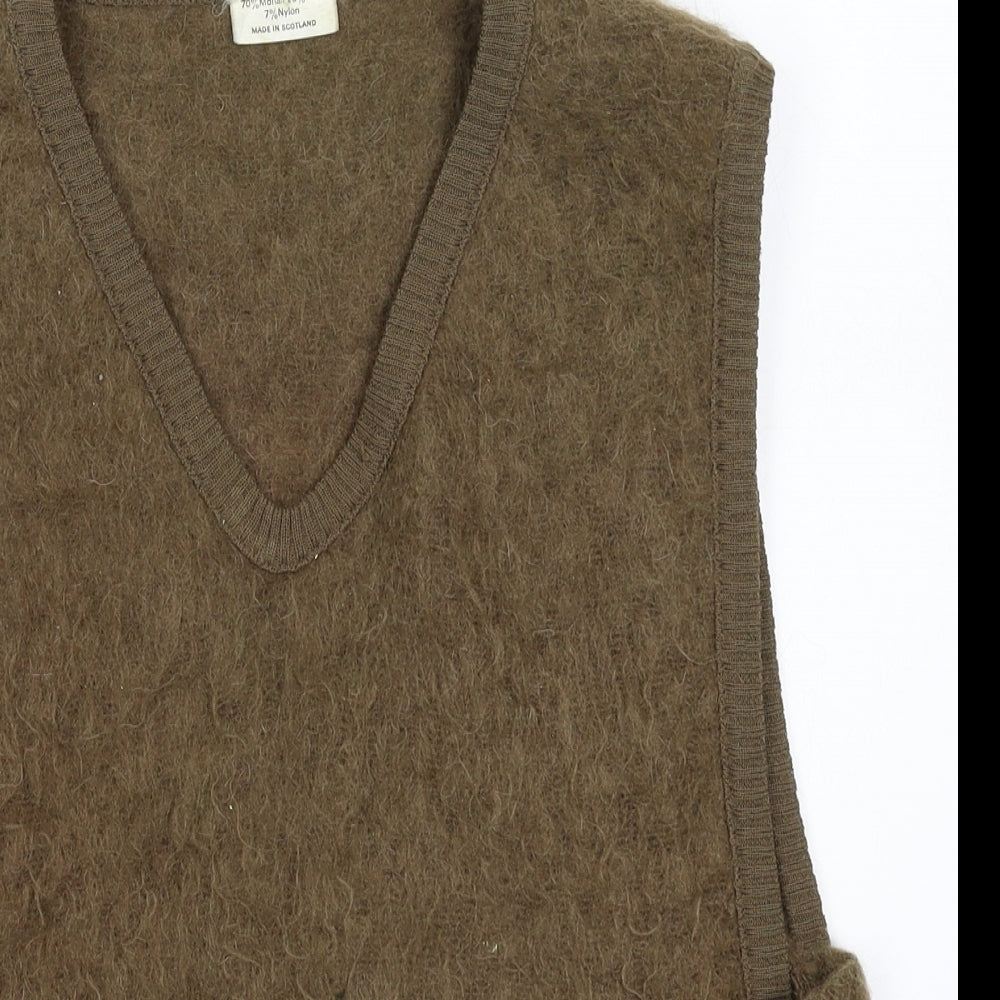 Preworn Womens Grey  Knit Gilet Waistcoat Size S