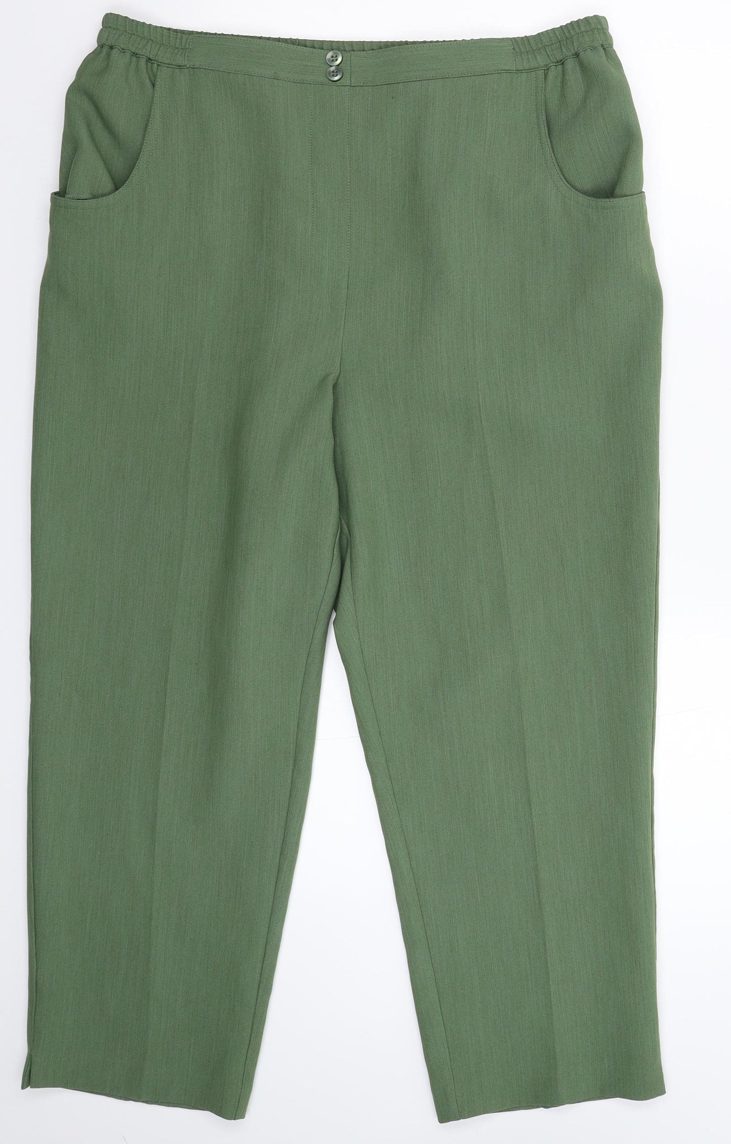 Julipa Womens Green   Trousers  Size 18 L25 in