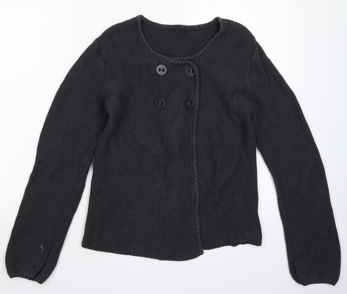 Back to School Girls Grey  Knit Cardigan Jumper Size 14-15 Years