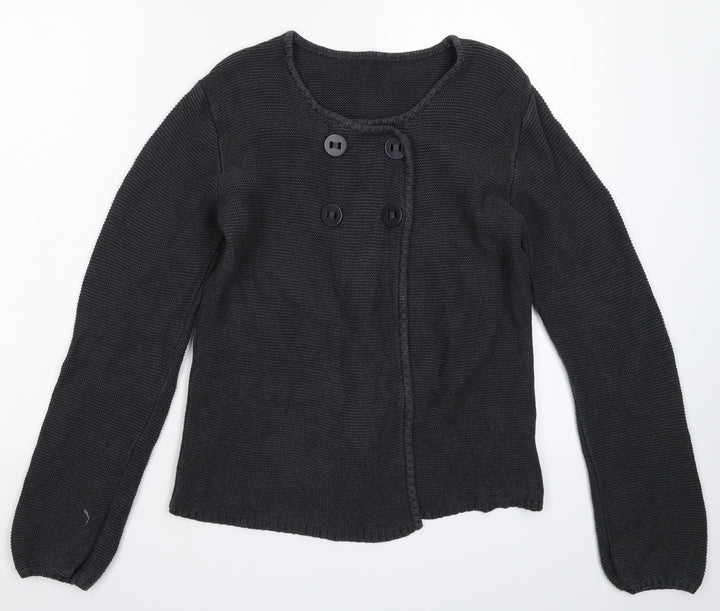 Back to School Girls Grey  Knit Cardigan Jumper Size 14-15 Years