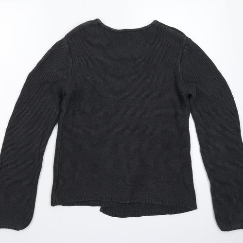 Back to School Girls Grey  Knit Cardigan Jumper Size 14-15 Years