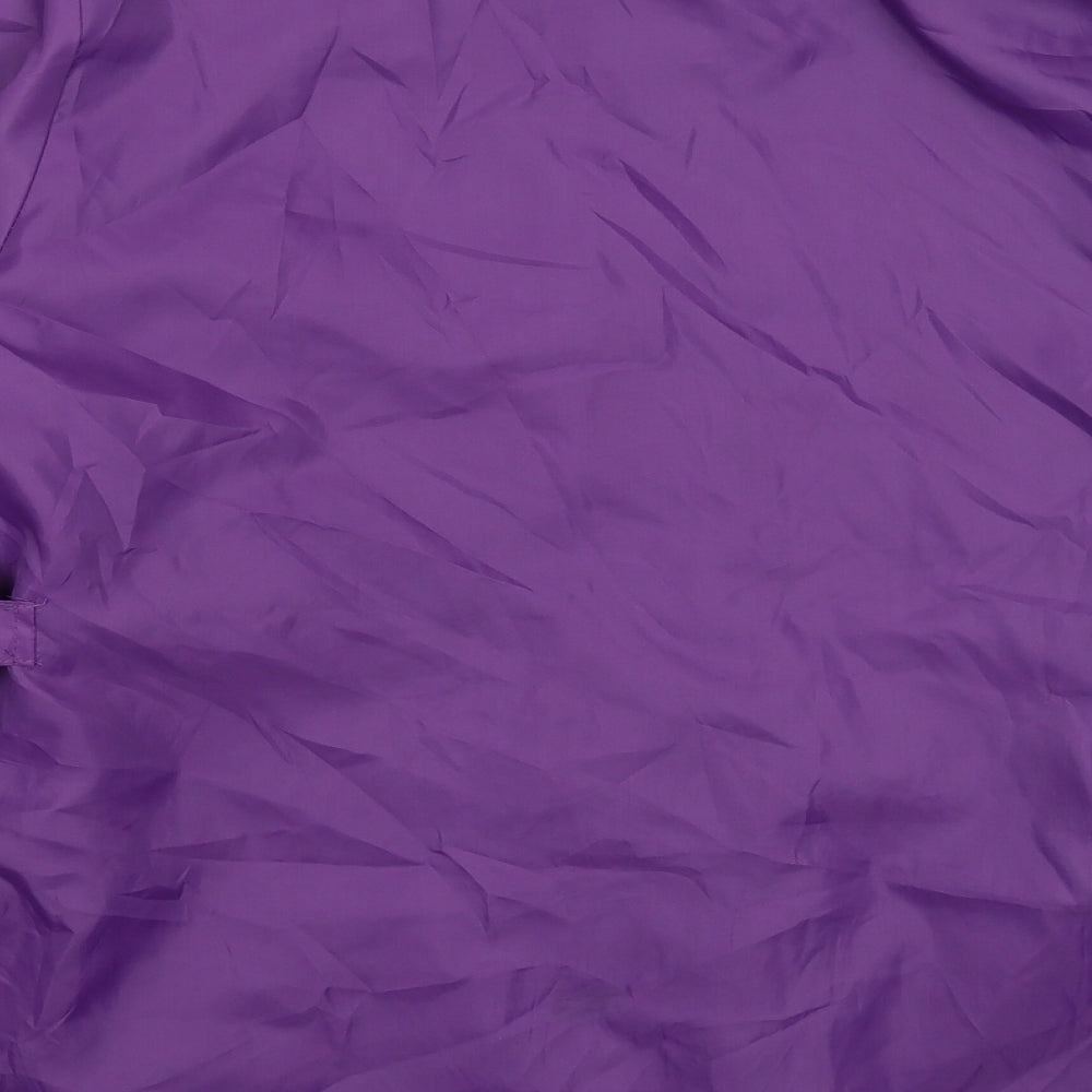 Preworn Womens Purple   Rain Coat Coat Size 20