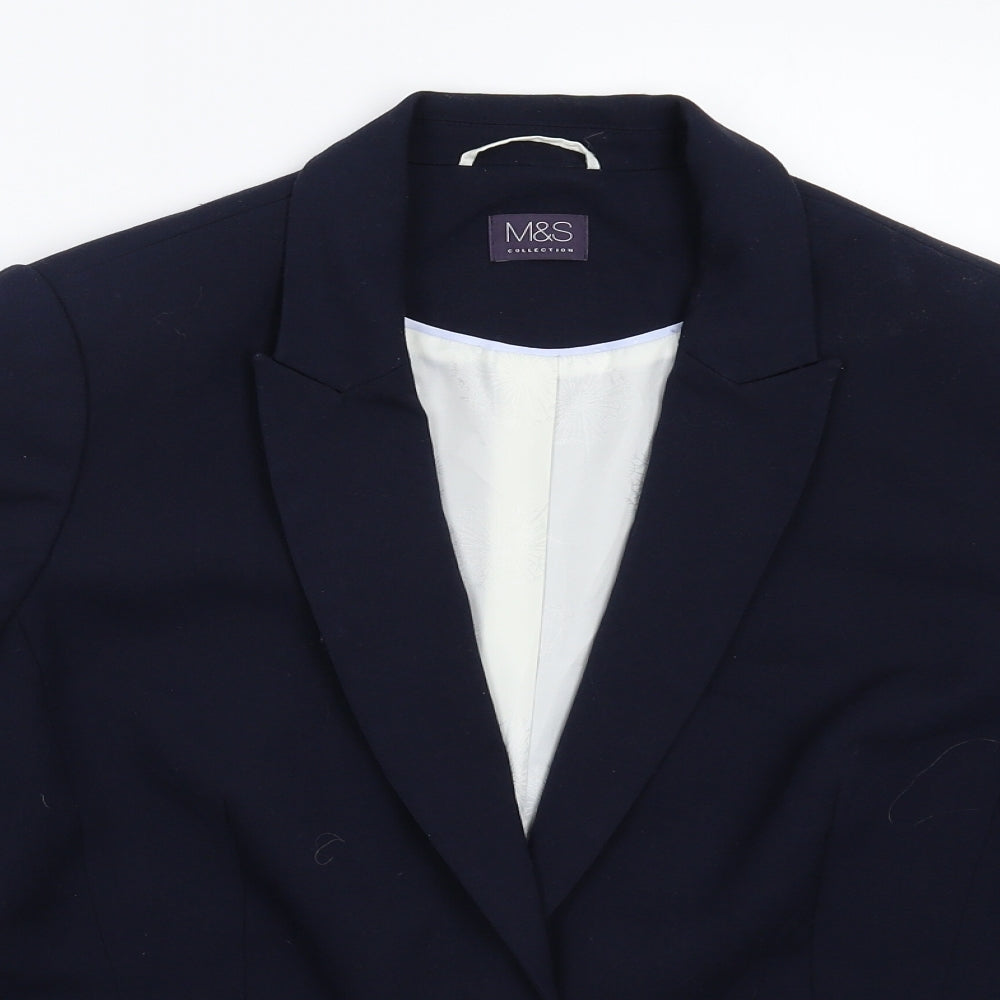 Marks and Spencer Womens Blue   Jacket Suit Jacket Size 18