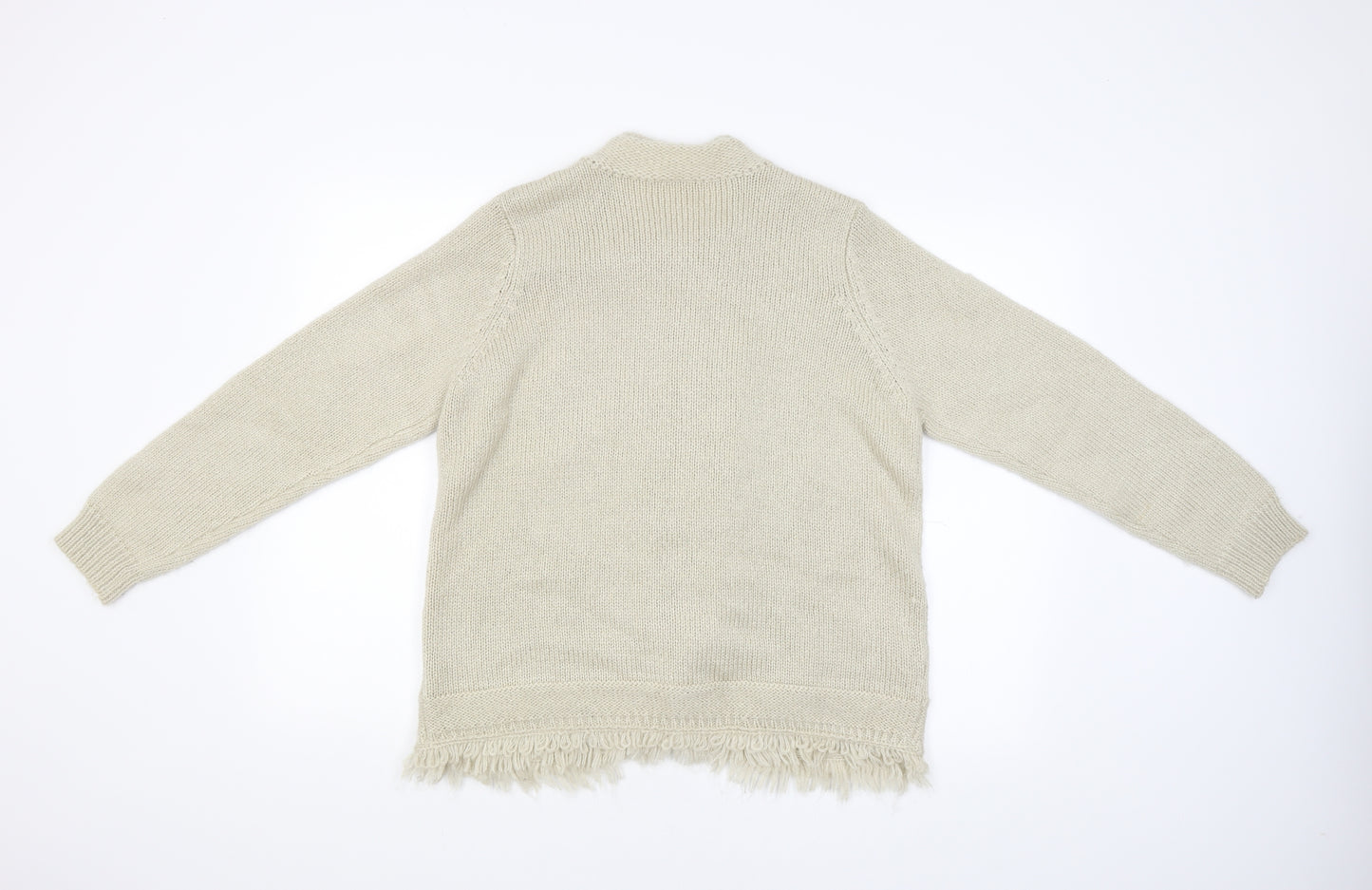 being casual Womens Beige   Cardigan Jumper Size 12