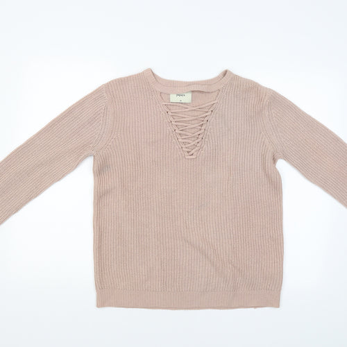 Papaya Womens Pink   Pullover Jumper Size M