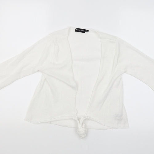 PRETTYLITTLETHING Womens White   Basic Blouse Size 8