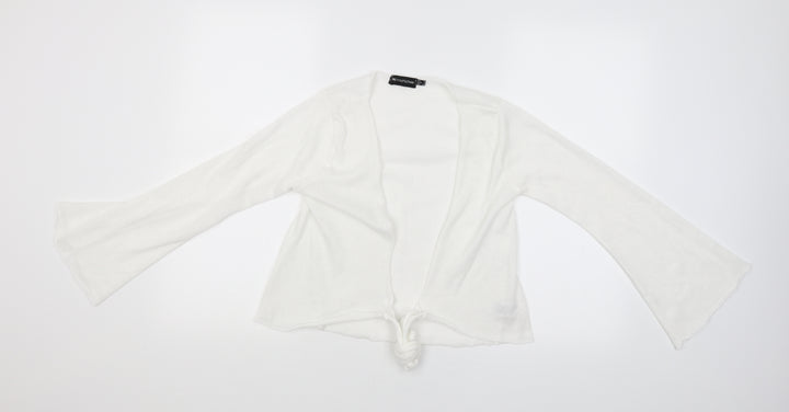 PRETTYLITTLETHING Womens White   Basic Blouse Size 8