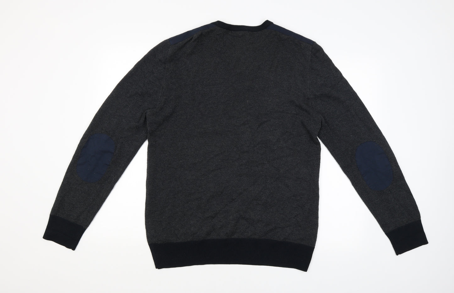 Peacocks Mens Grey   Pullover Jumper Size M