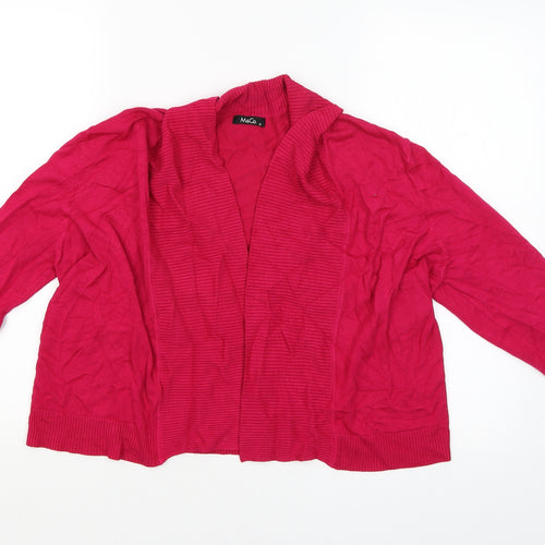 M&Co Womens Pink   Cardigan Jumper Size XL