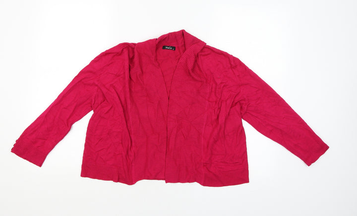M&Co Womens Pink   Cardigan Jumper Size XL