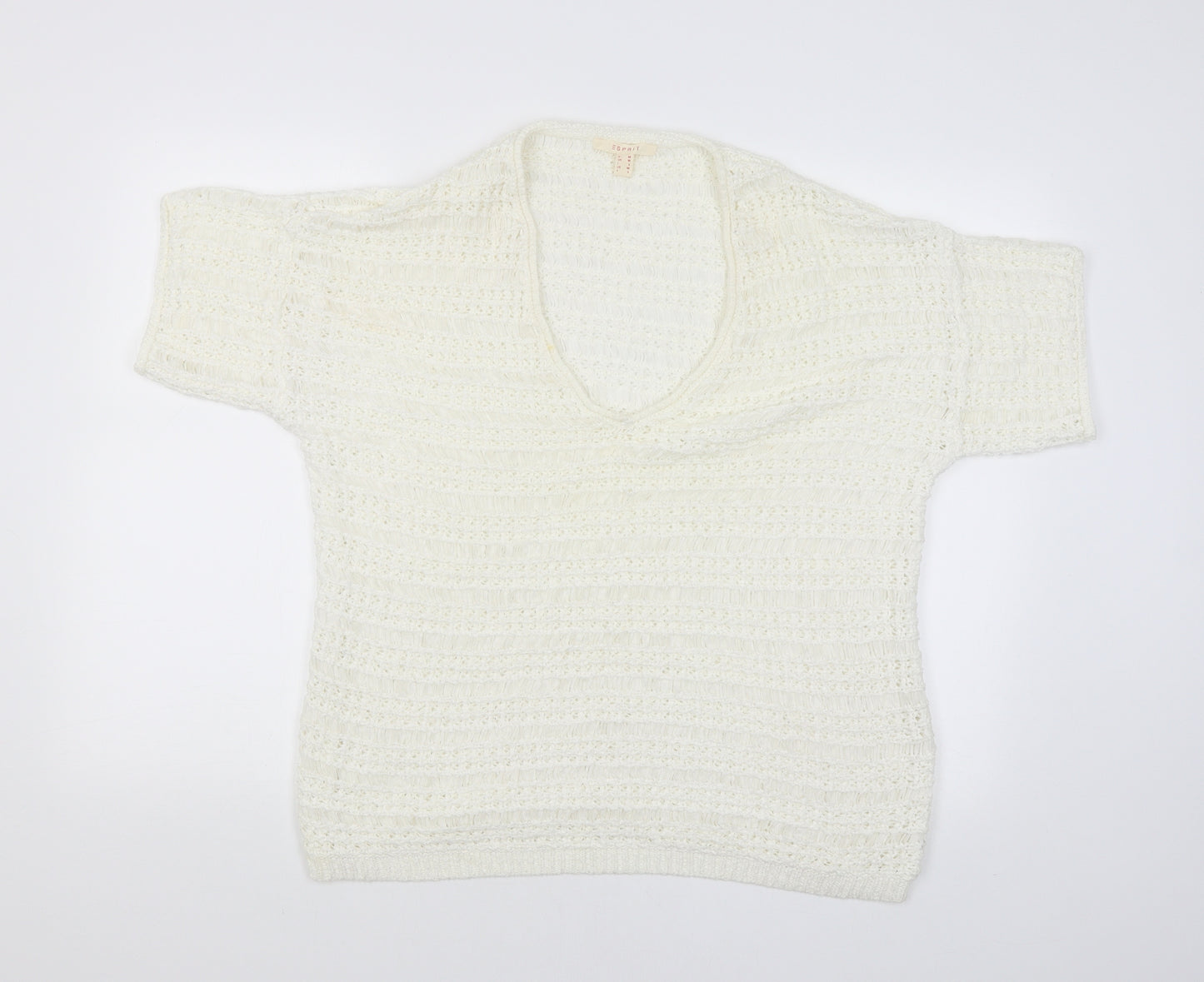 sprit Womens White   Cardigan Jumper Size M