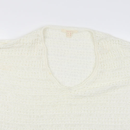 sprit Womens White   Cardigan Jumper Size M