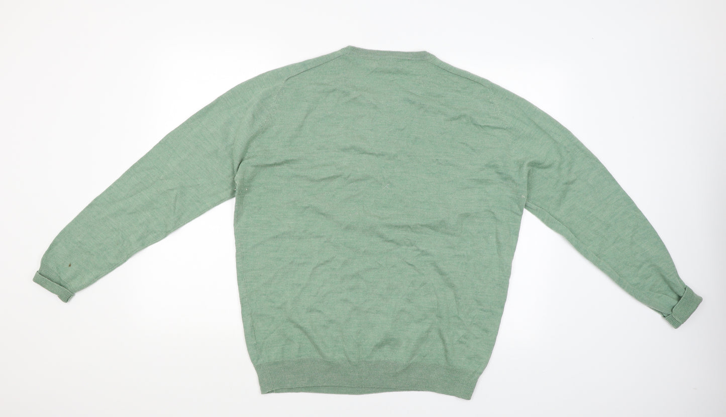 EWM Mens Green   Pullover Jumper Size L