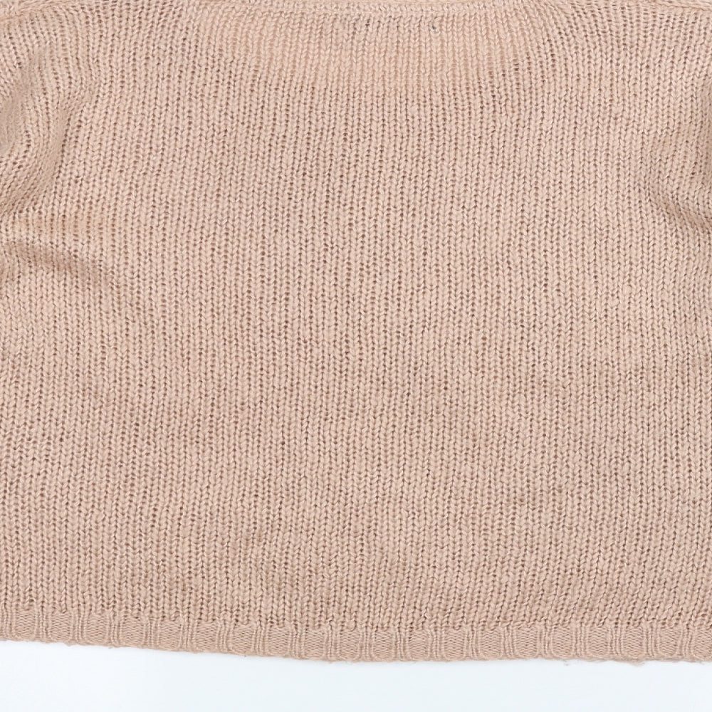 Select Womens Pink  Knit Pullover Jumper Size 10