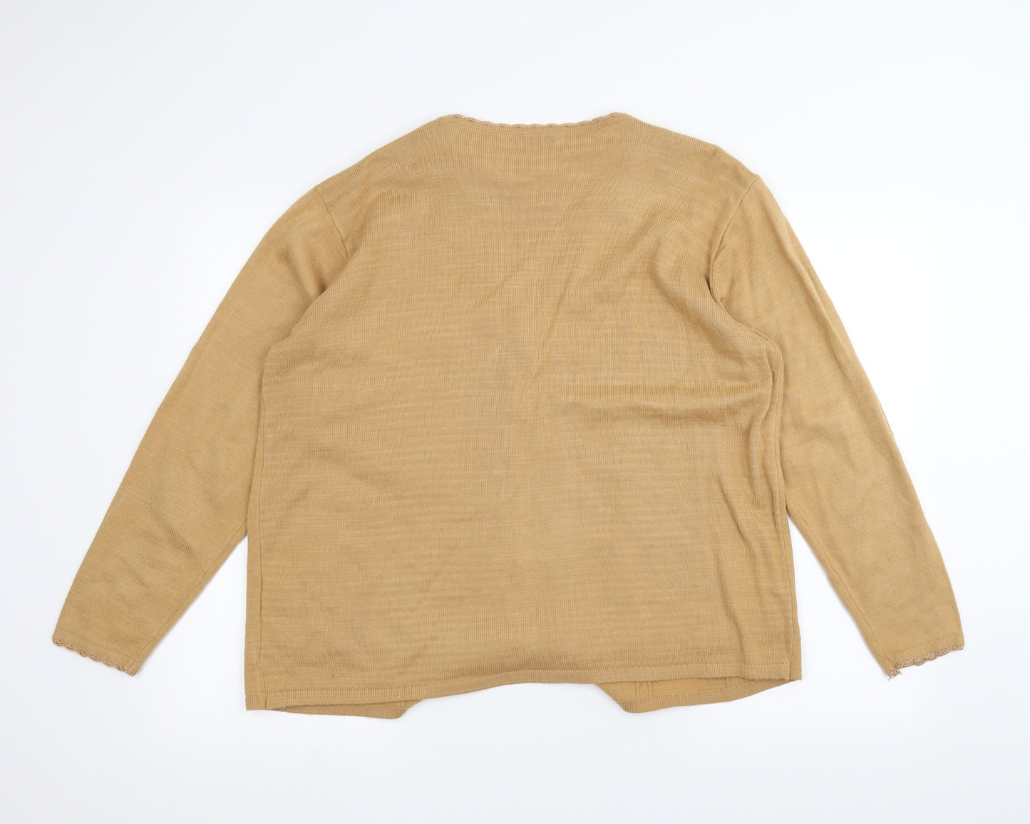 Bonmarché Womens Brown   Cardigan Jumper Size XL