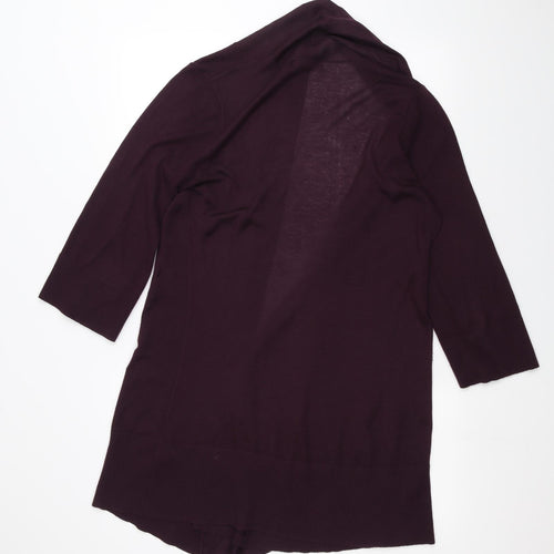 Marks and Spencer Womens Purple   Cardigan Jumper Size 14