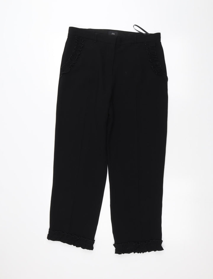 River Island Womens Black   Trousers  Size 10 L23 in