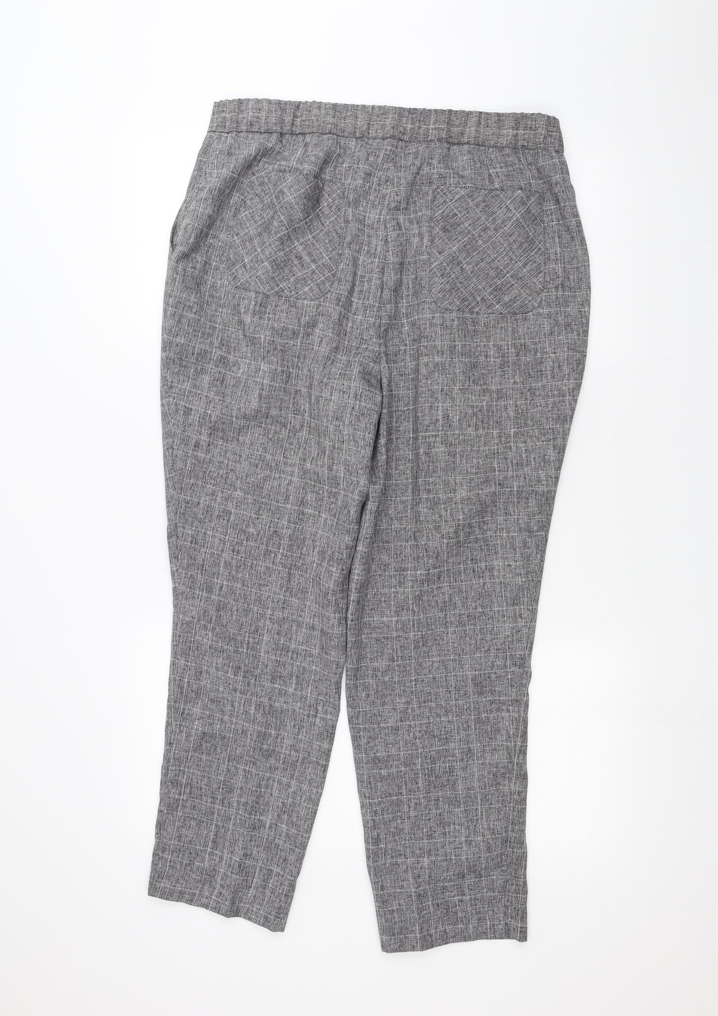 NEXT Womens Grey   Trousers  Size 14 L25 in