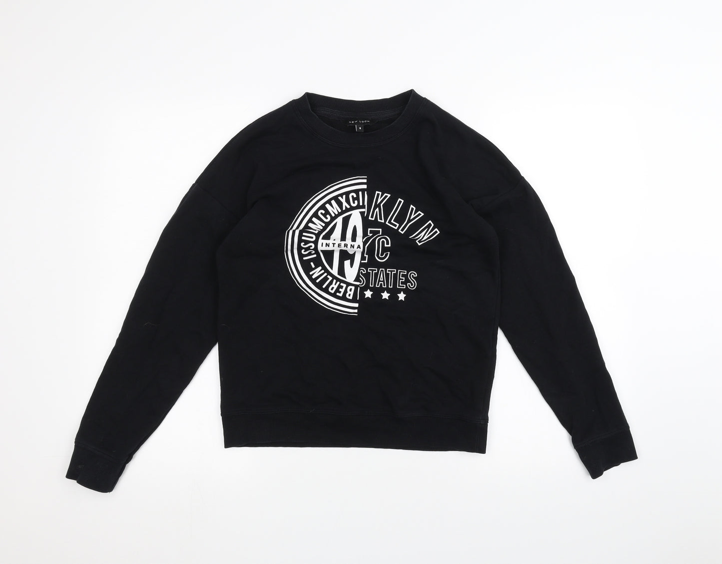 New Look Womens Black   Pullover Jumper Size 6