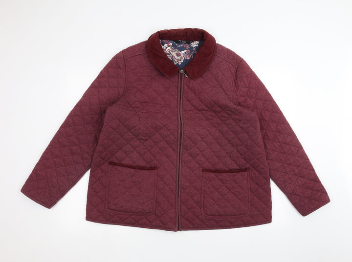BM Womens Purple   Jacket  Size 20