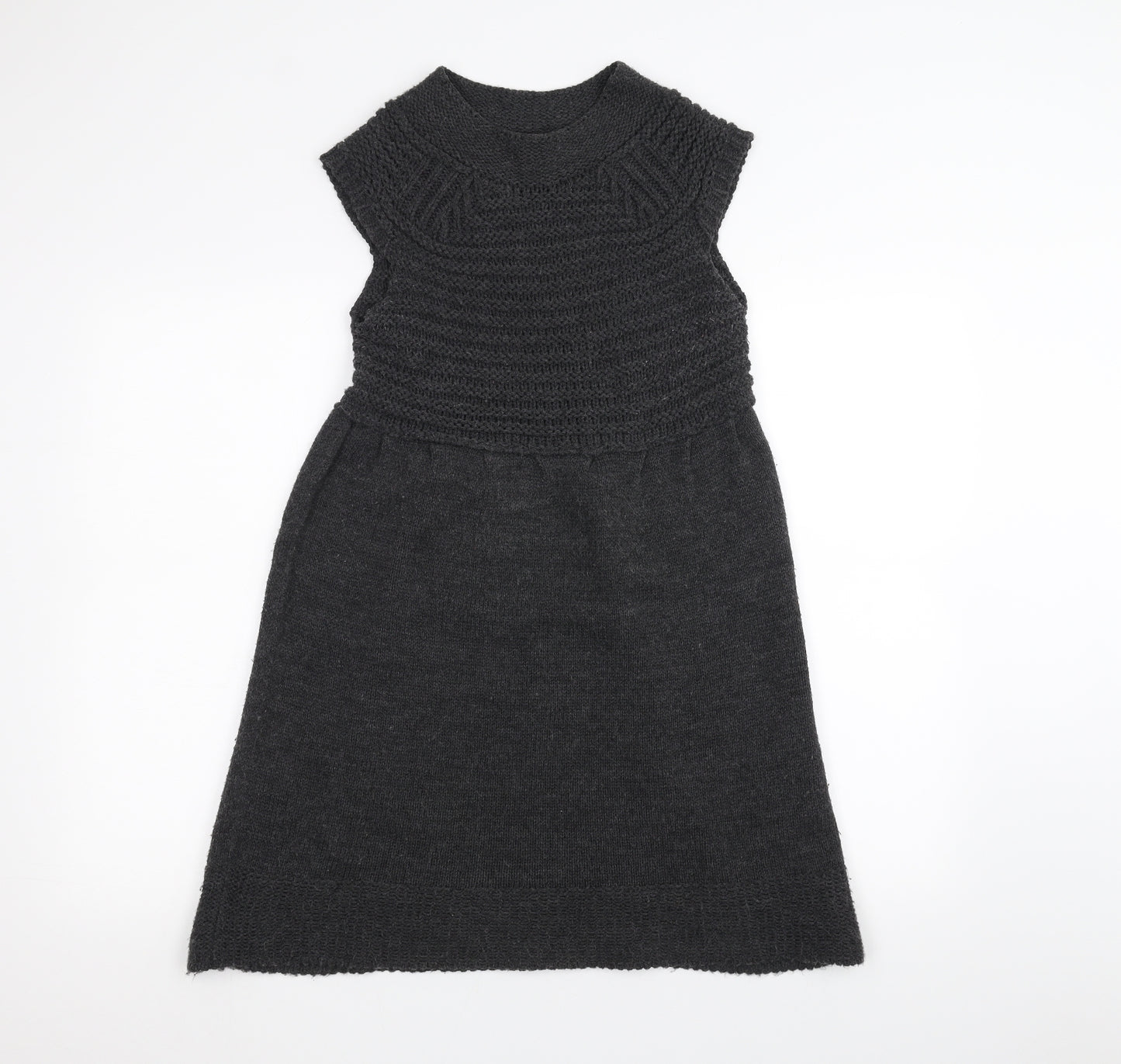Zara Knit Womens Grey   A-Line  Size M