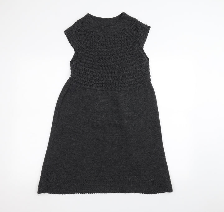 Zara Knit Womens Grey   A-Line  Size M