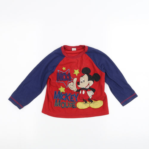 Disney Baby Red   Pullover Jumper Size 18-24 Months  - Disney