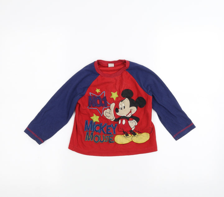 Disney Baby Red   Pullover Jumper Size 18-24 Months  - Disney