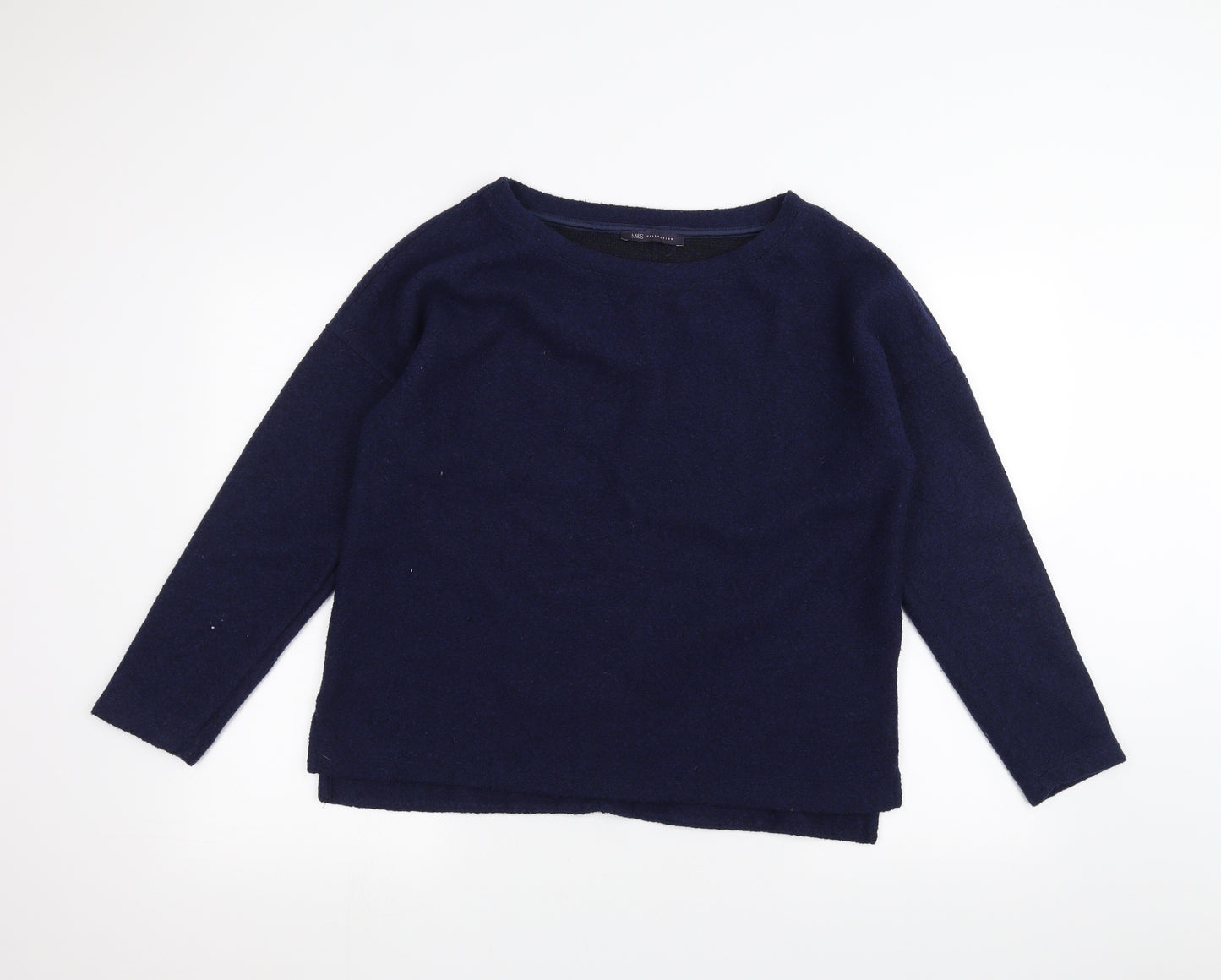 Marks and Spencer Womens Blue   Pullover Jumper Size 14