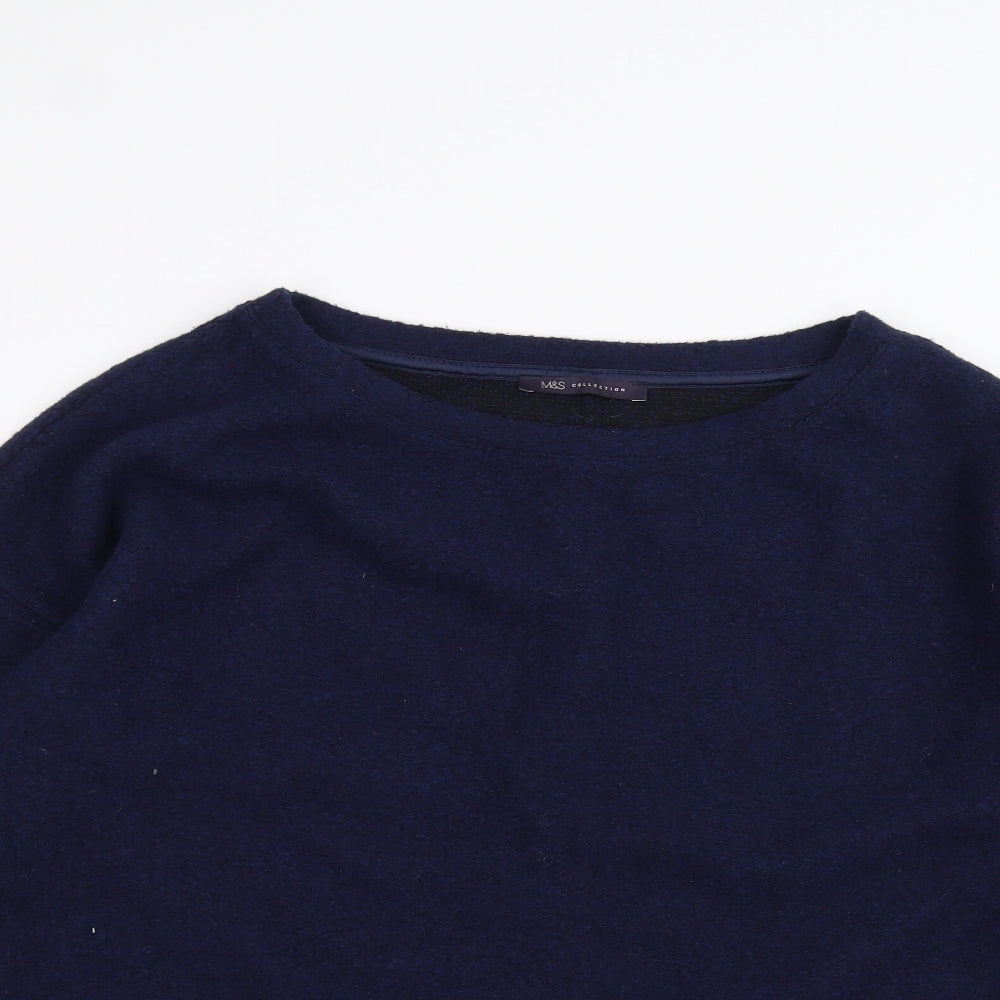 Marks and Spencer Womens Blue   Pullover Jumper Size 14