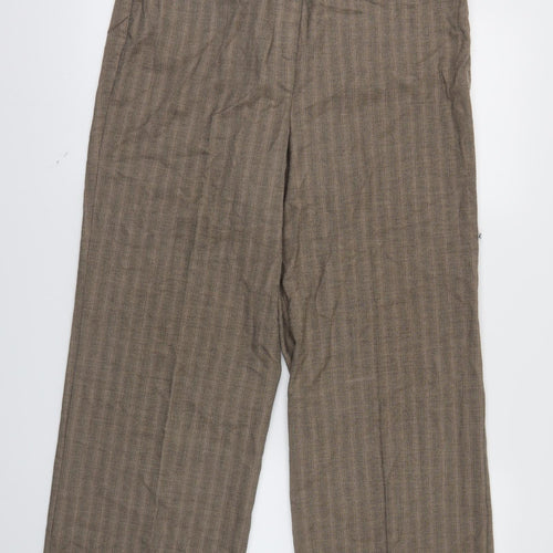 magi fit Womens Brown   Dress Pants Trousers Size 14 L27 in