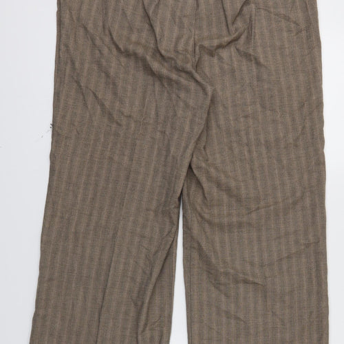 magi fit Womens Brown   Dress Pants Trousers Size 14 L27 in