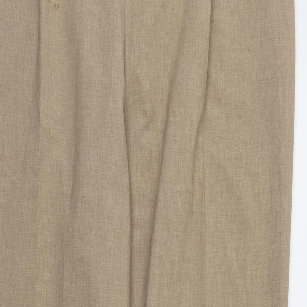 Marks and Spencer Womens Brown   Trousers  Size 18 L29 in