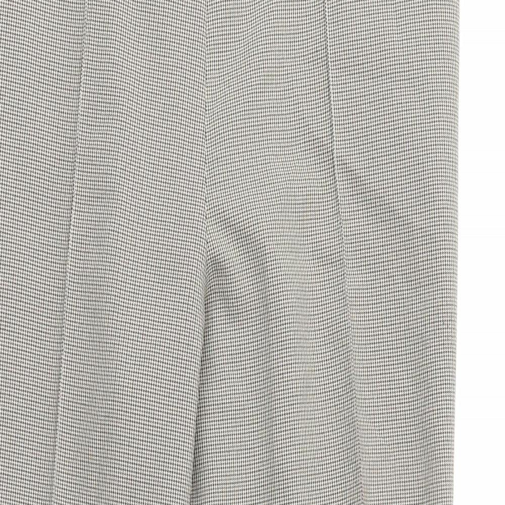 Marks and Spencer Womens Brown Argyle/Diamond  Trousers  Size 14 L27 in