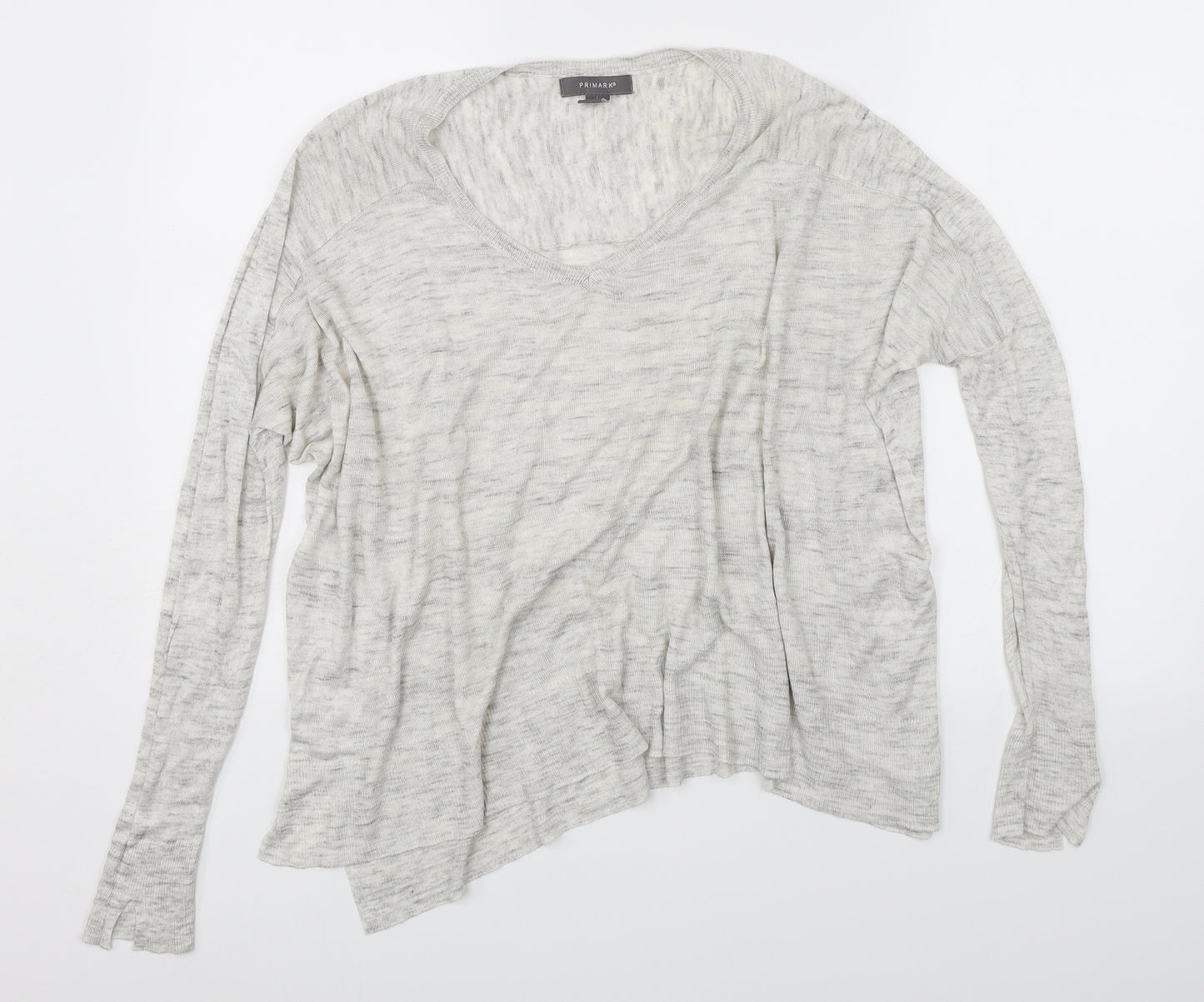 Primark Womens Grey   Pullover Jumper Size L