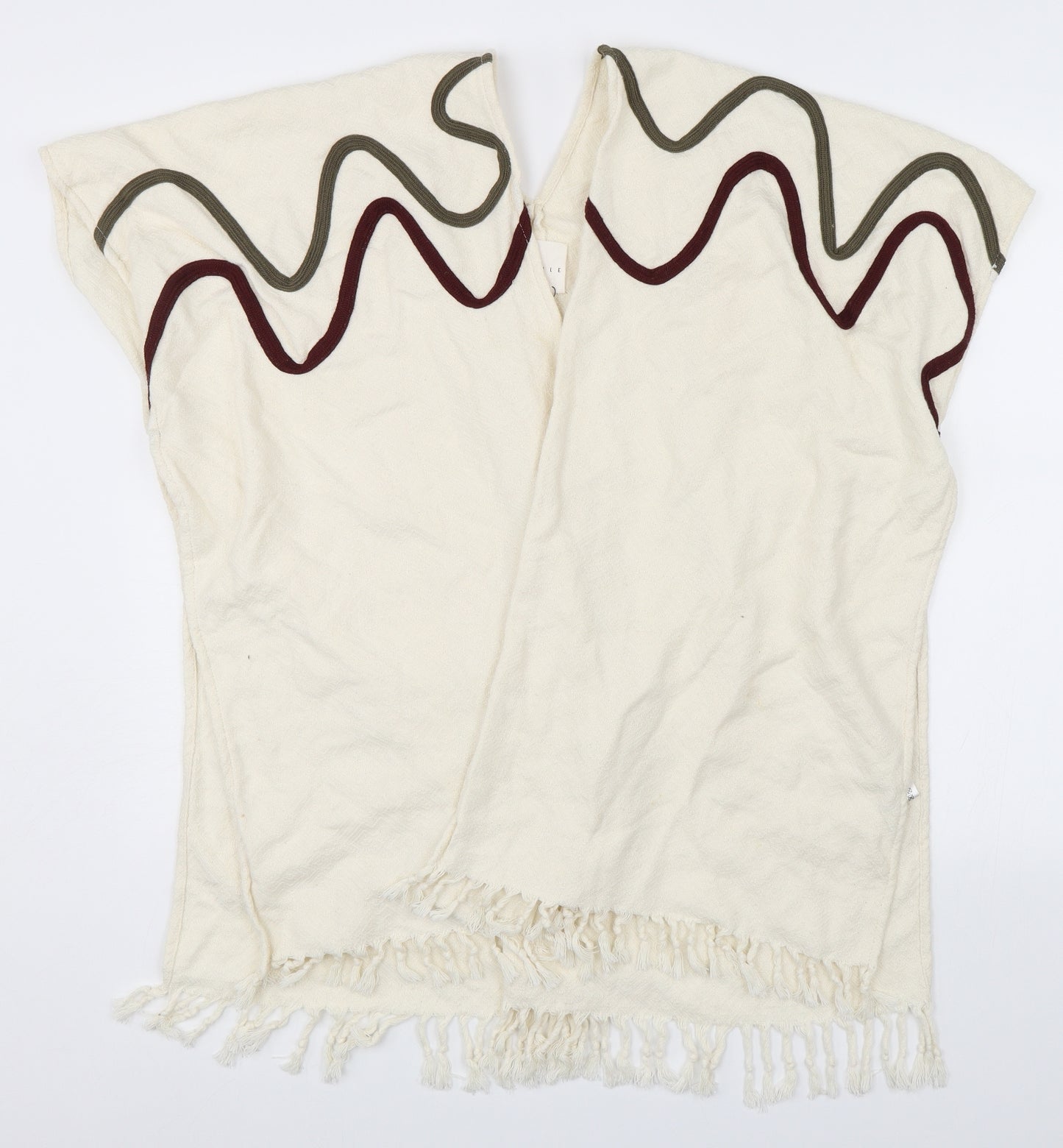 Une Fille Womens Beige   Jacket Poncho Size XS