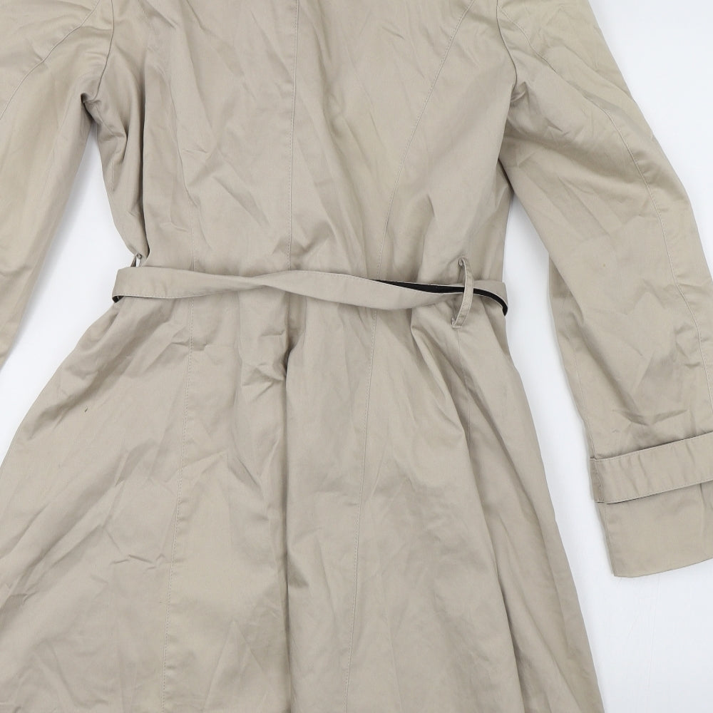 Principles Womens Beige   Overcoat Coat Size 14