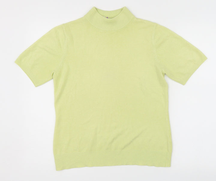 BHS Womens Green Basic Blouse Size 14