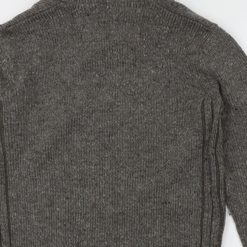 Maine Mens Grey   Pullover Jumper Size M