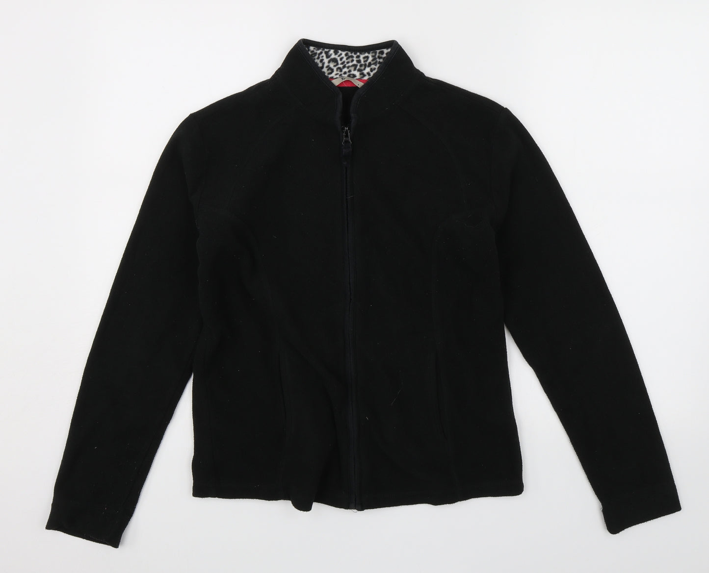 TU Womens Black   Full Zip Jumper Size 8