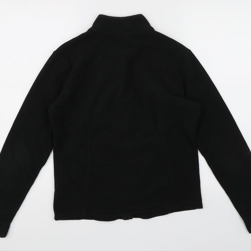 TU Womens Black   Full Zip Jumper Size 8
