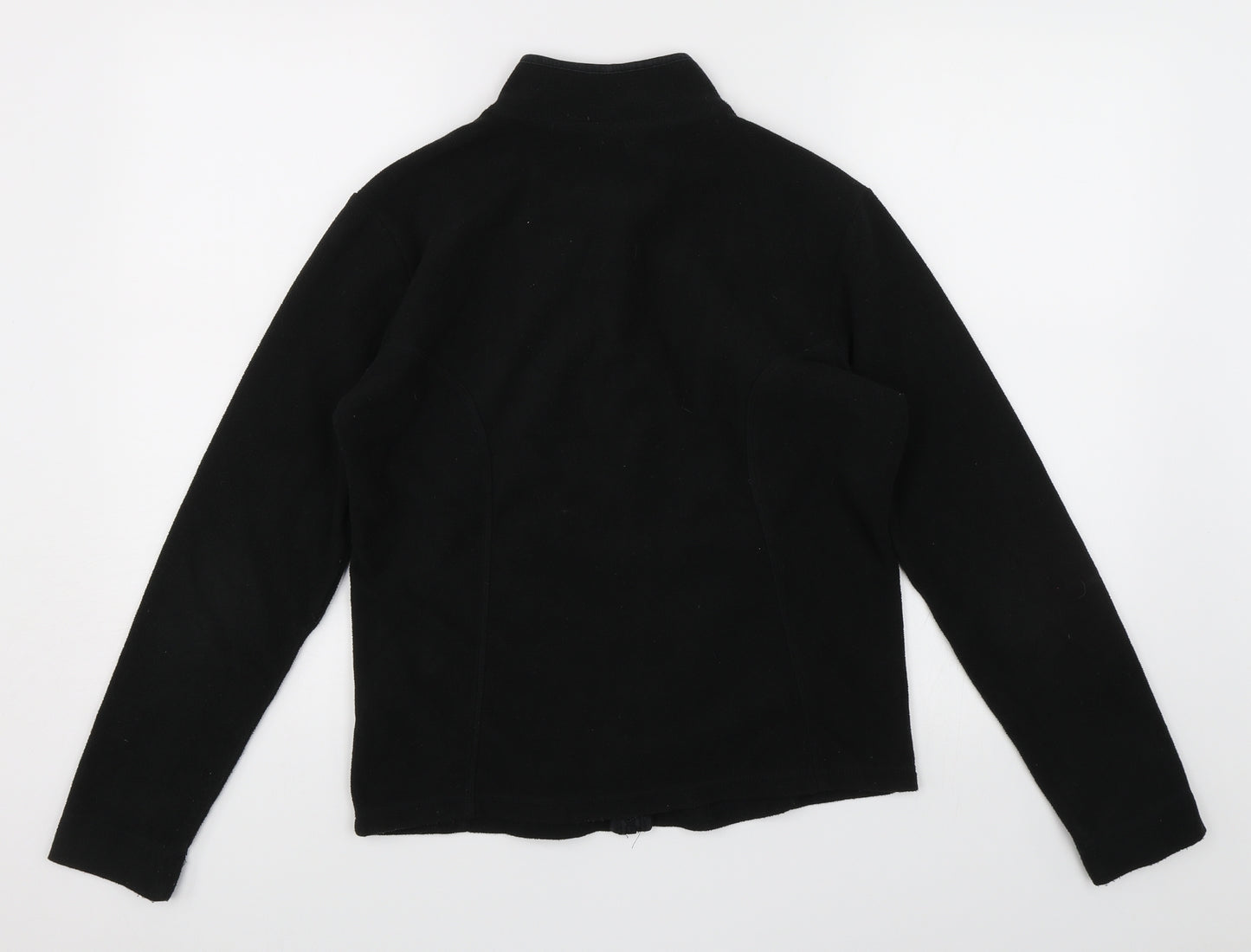 TU Womens Black   Full Zip Jumper Size 8