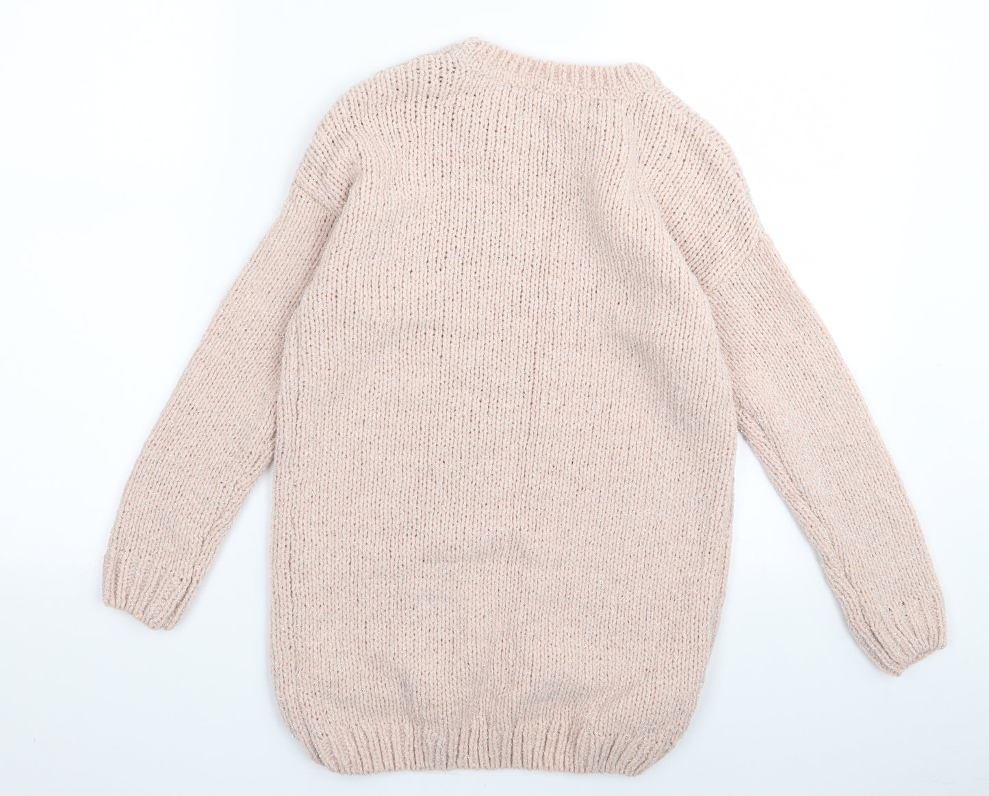 Primark Girls Pink   Pullover Jumper Size 9 Years