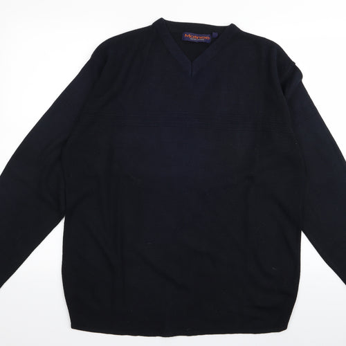 matinee Womens Black  Rayon Pullover Jumper Size L