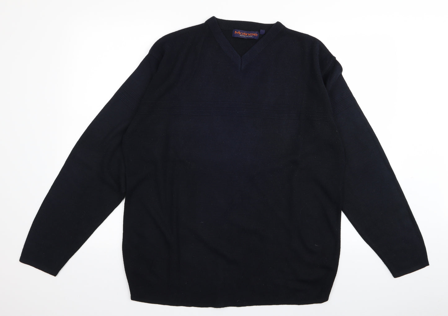 matinee Womens Black  Rayon Pullover Jumper Size L